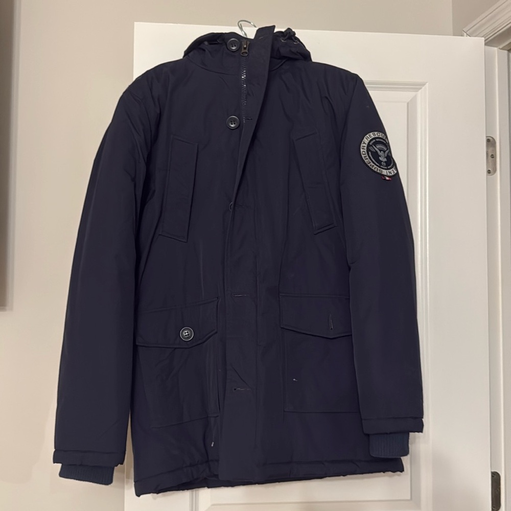 Superdry Rescue Navy Jacket - Men’s Large